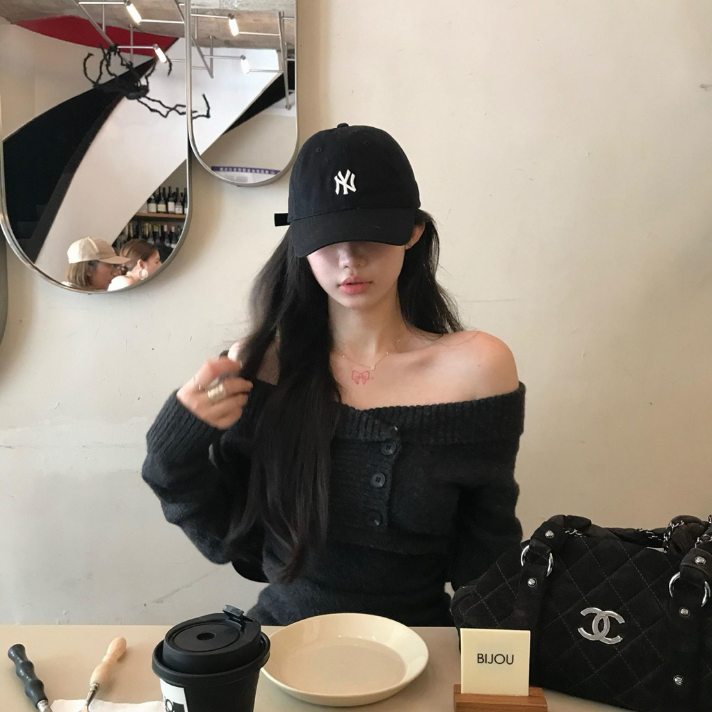 𝑪𝒉𝒐𝒄𝒐•[Order] Áo Len Trễ Vai 6 Cúc