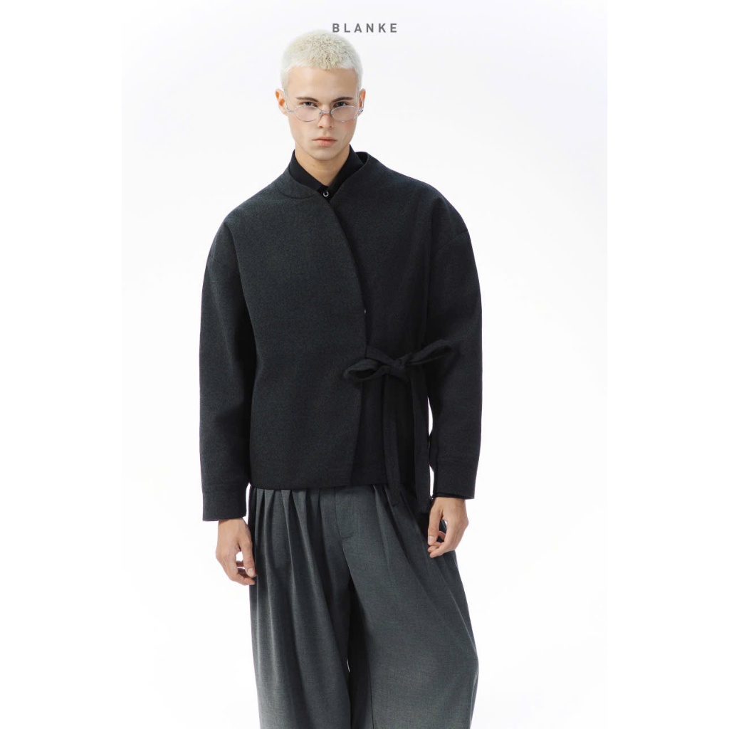 BLANKESPACE Áo Khoác HERA JACKET Chất Liệu Vải Dạ Thời Trang Nam Nữ Unisex