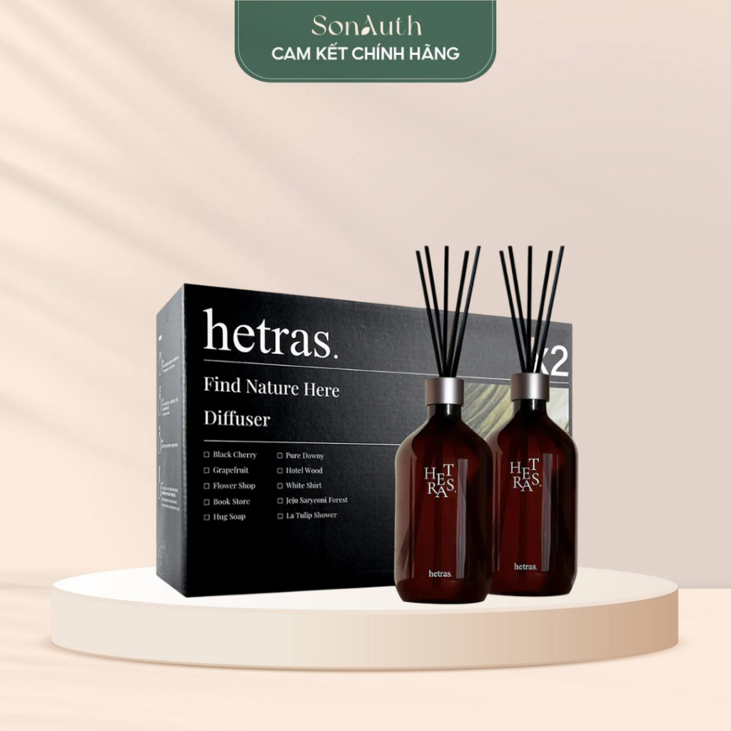 Tinh dầu khuếch tán hương thơm Hetras Premium Diffuser 500ml