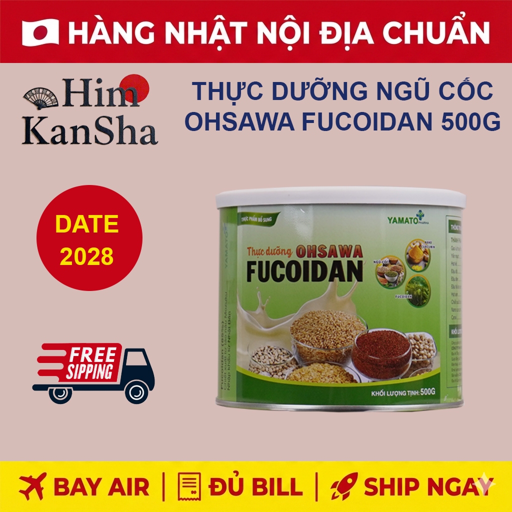 Thực Dưỡng Ohsawa Fucoidan Chính Hãng, Ngũ Cốc Dinh Dưỡng Fucoidan Nhật Bản - Hộp 500g