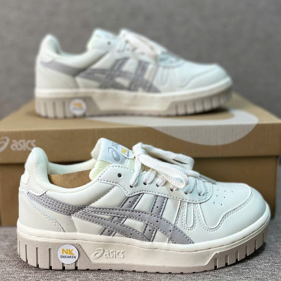 Giày Asics Court MZ Chính Hãng | Sneaker Trắng Kem | Đi Học, Đi Chơi
