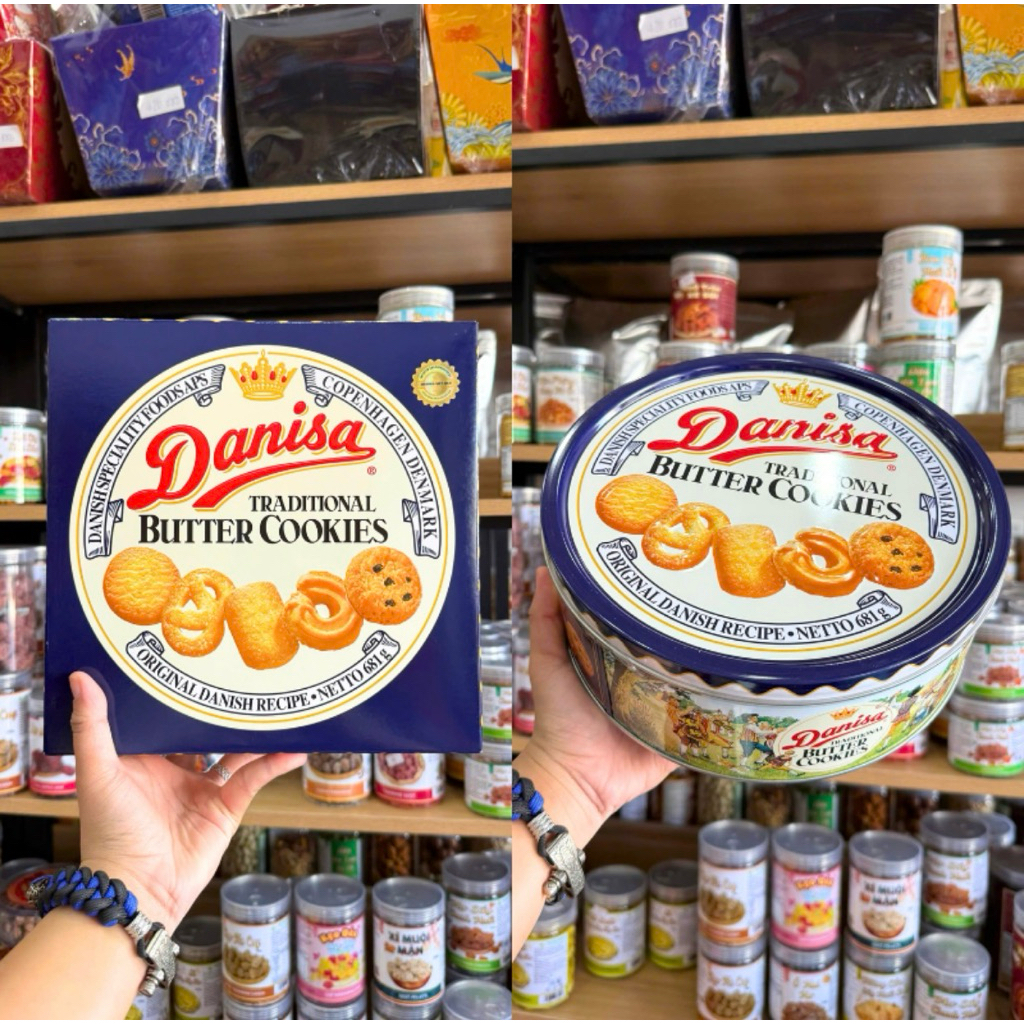 Bánh Danisa 681g - Bánh Quy Bơ Danisa - Hộp Quà Tết