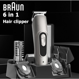 Braun Tông đơ cắt tóc Đa Năng, hớt tóc gia đình, trẻ em, không dây, chuyên nghiệp Tăng đơ hớt tóc tỉa tóc chuyên dụng bộ