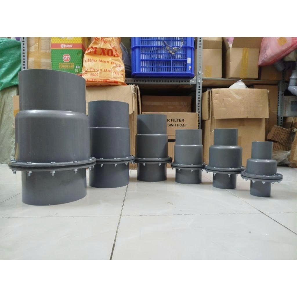 có tặng keo dán. Luppe 1 chiều có lưỡi gà. van 1 chiều nước pvc phi  75(76)