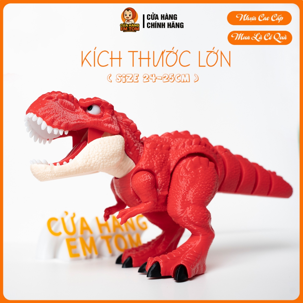 KHỦNG LONG OMEGA REX KÍCH THƯỚC LỚN CÓ KHỚP CỬ ĐỘNG ĐƯỢC -  ĐỒ CHƠI IN 3D