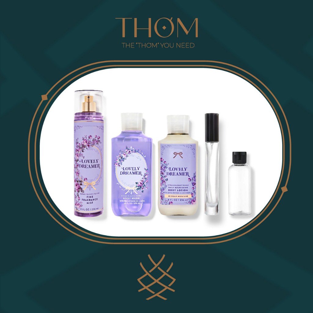 [5ML 10ML 33ML] LOVELY DREAMER | Xịt Thơm Toàn Thân Body Mist