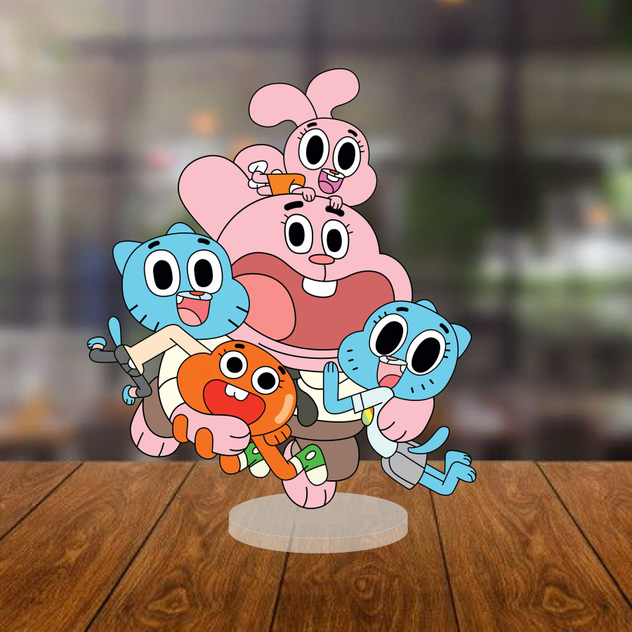 Mô Hình Acrylic Cartoon Network, Quà Tặng Anime, Trang Trí Bàn