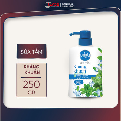 Sữa tắm Bondy Care kháng khuẩn 250G, sữa tắm Bondy nam nữ hương thơm dịu nhẹ từ thiên nhiên Z0812