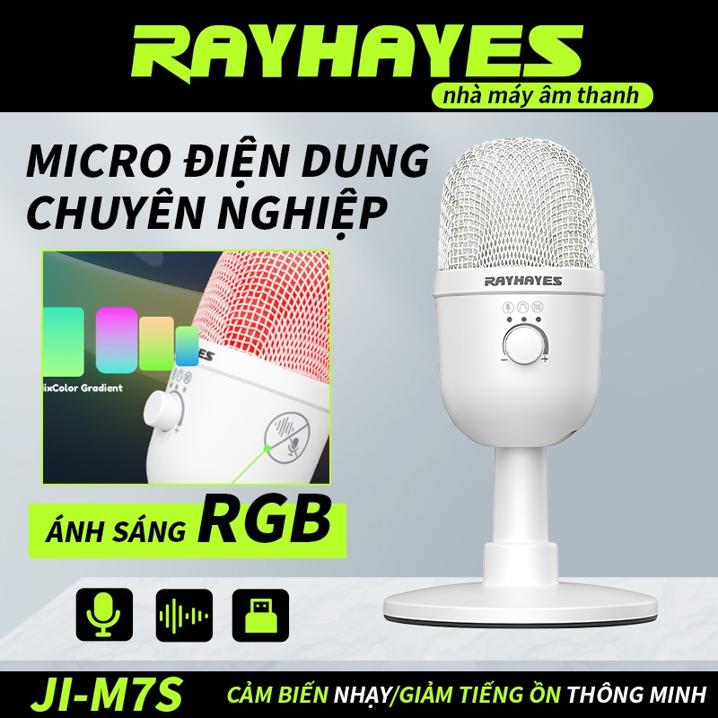 Micro USB RAYHAYES JI-M7S Micrô PC Micrô chơi game cho PC, Chơi game