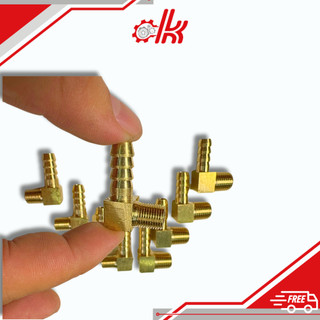 Co Đuôi Chuột Ren Ngoài Bằng Đồng - Co Ren Ngoài Đuôi Chuột - Cút Nối Ống Mềm 90 Độ Cho Dây Hơi, Ống Nước