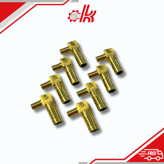 Co Đuôi Chuột Ren Ngoài Bằng Đồng - Co Ren Ngoài Đuôi Chuột - Cút Nối Ống Mềm 90 Độ Cho Dây Hơi, Ống Nước