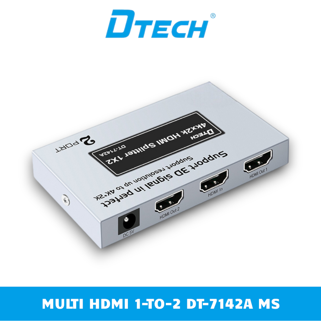 Multi Chia Tín Hiệu HDMI 1 Cổng Vào - 2/4/8 Cổng Ra DTECH DT-7142A, DT-7144A, DT-7148B MS