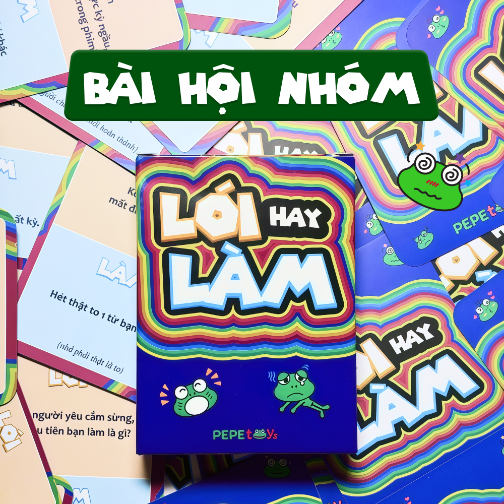 Bộ bài Lói hay Làm drinking game truth or dare boardgame thách hay thật cho nhóm bạn thân.