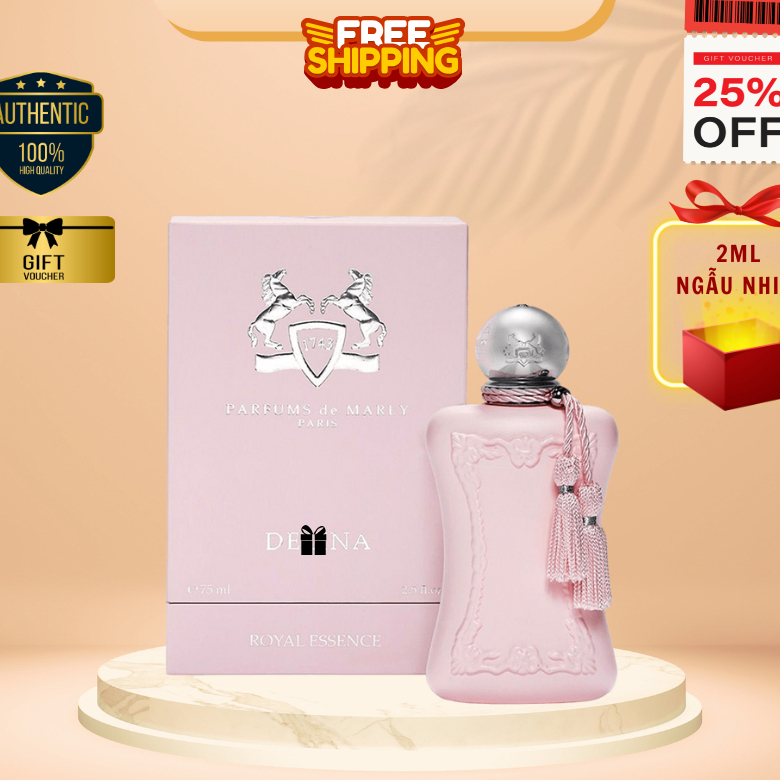 Nước Hoa Nữ Delina, Delina Exclusif hương thơm nhẹ nhàng nữ tính sành điệu | Full Box