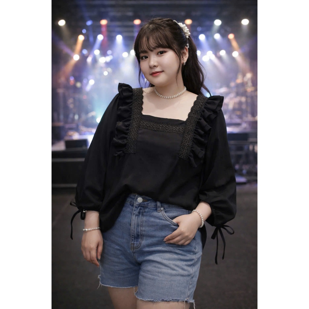 áo cổ vuông ulzzang bigsize (2 màu)