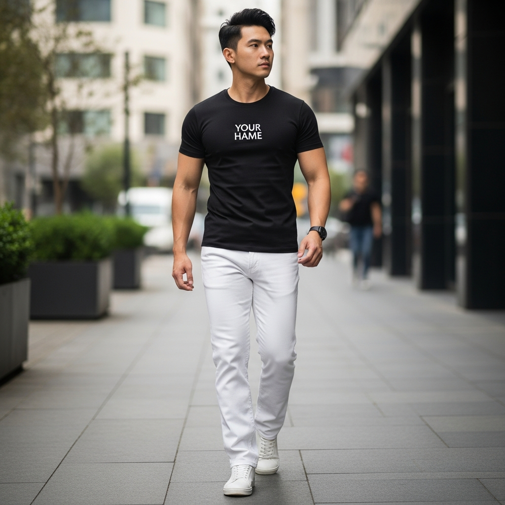 ÁO THUN NAM CỔ TRÒN THÊU CHỮ  YOUR HAMER{ HAMER LÀ CỦA TÔI} HAY MẠNH MẺ NAM TÍNH. CHẤT VẢI THUN COTT