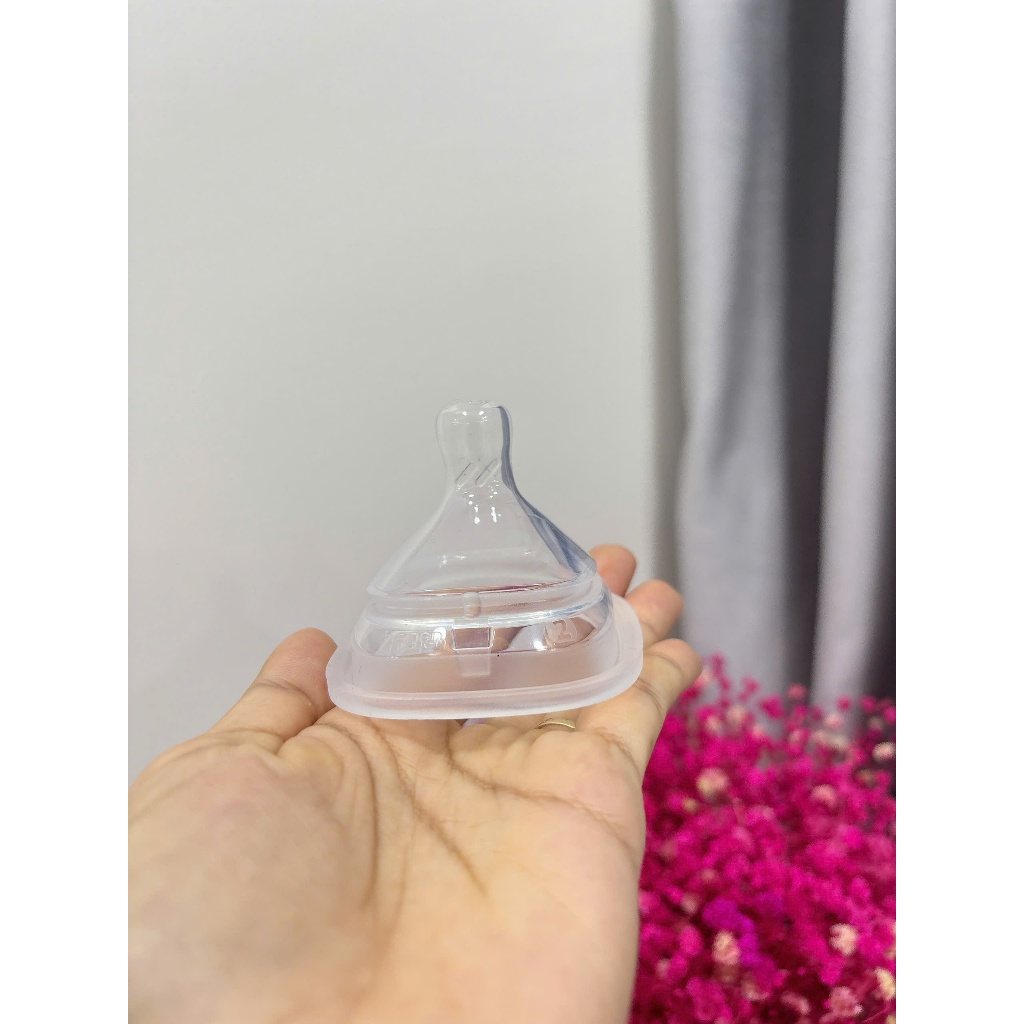 (Lẻ 1 chiếc - thanh lý) Núm ti Moyuum Hegen thay thế cho bình sữa cho bé