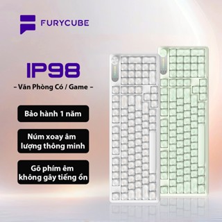 Bàn Phím Có Dây FURYCUBE IP98, LED RGB Keyboard, Gõ Êm Chống Ồn Cho Win/ MacOS, Văn Phòng Có / Game