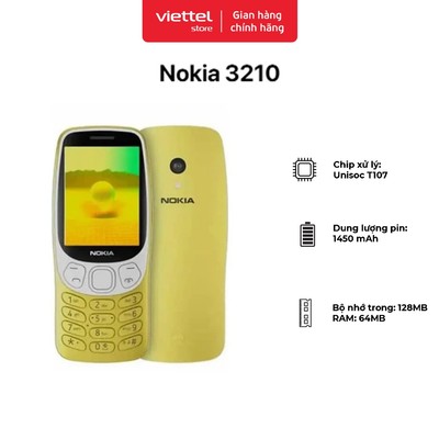 Điện Thoại Nokia 3210 4G Chính hãng