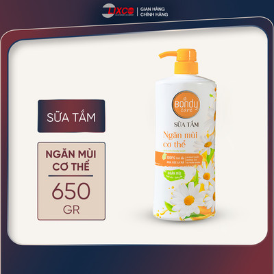 Combo 2 chai Sữa tắm ngăn mùi cơ thể Bondy Care, sữa tắm ngăn mùi lưu hương thơm tự nhiên 2C-Z0914 650g - Lixco Việt Nam