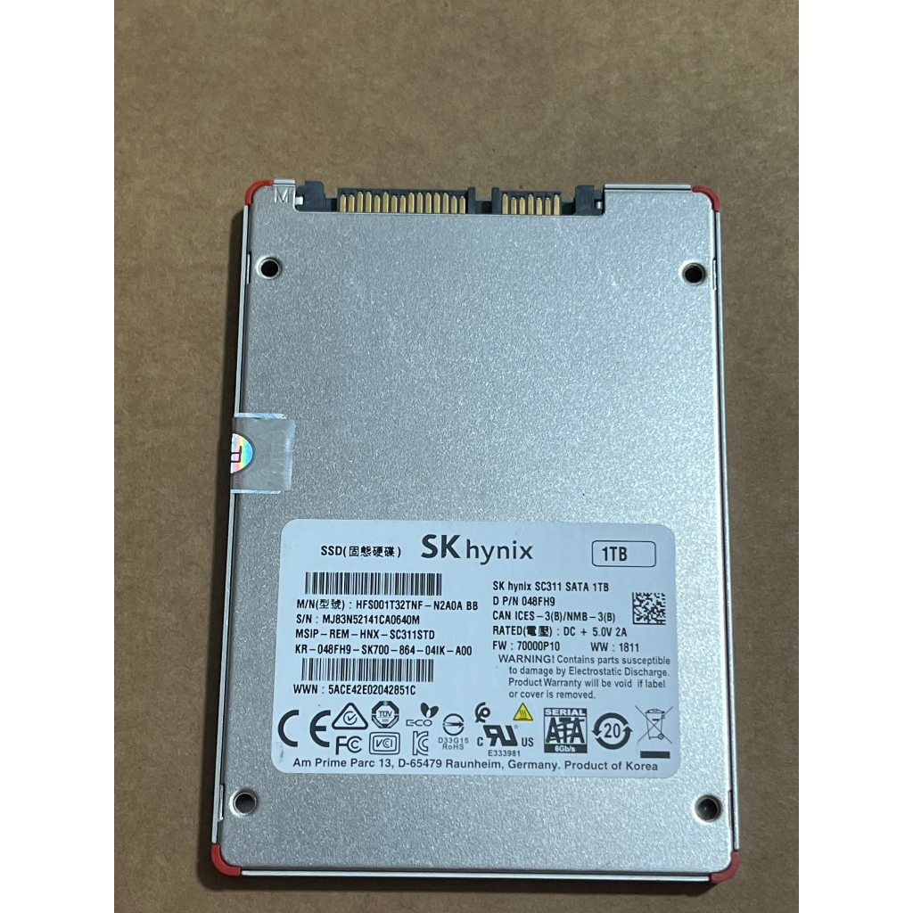 Bán SSD hynix 1TB 1000GB 100% hàng cũ zin theo máy chính hãng