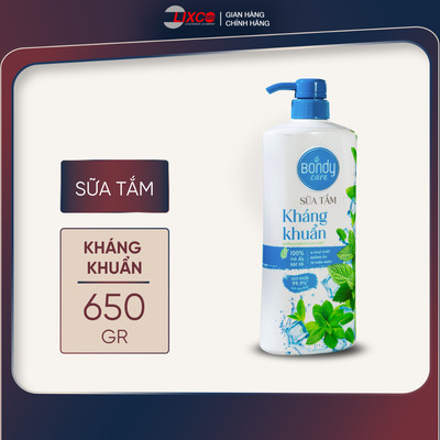 Combo 2 chai Sữa tắm Bondy Care kháng khuẩn 650G,cho cả gia đình thơm dịu nhẹ từ thiên nhiên 2C-Z0813 Lixco Việt Nam