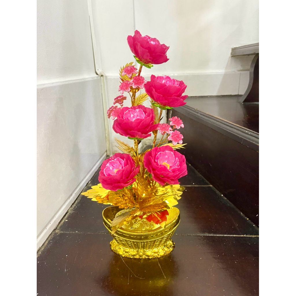 Chậu hoa để bàn cao 38-40cm
