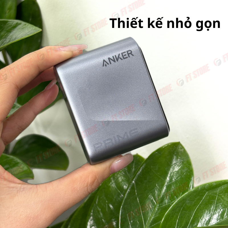Củ sạc nhanh Anker Prime A2687 - 160W 3 cổng USB-C công nghệ GaNPrime, kết nối APP, nhỏ gọn mạnh mẽ | BigBuy360 - bigbuy360.vn