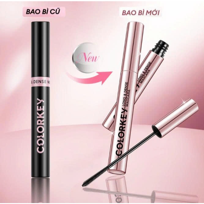 [Hàng Chính Hãng]Mascara Chuốt Mi Colorkey 4.5/6g Giúp Làm Dài Dày, Cong Mi - Lâu Trôi Không Vón Cục | BigBuy360 - bigbuy360.vn