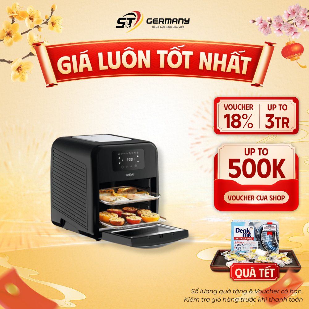 Nồi chiên không dầu TEFAL FW5018 11L Lò chiên không dầu dung tích lớn tiện lợi  nhập Tefal Việt Nam 