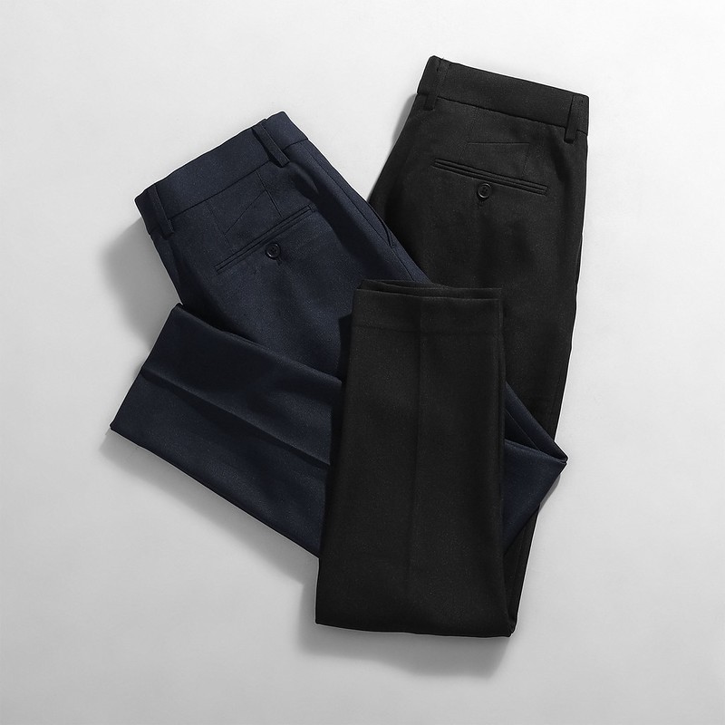 Quần âu PREMIUM TROUSERS TORANO slimfit trơn cạp trơn thêu logo háng khuẩn và chống bám bẩn GABT501 | BigBuy360 - bigbuy360.vn