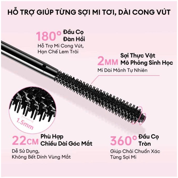 [Hàng Chính Hãng]Mascara Chuốt Mi Colorkey 4.5/6g Giúp Làm Dài Dày, Cong Mi - Lâu Trôi Không Vón Cục | BigBuy360 - bigbuy360.vn