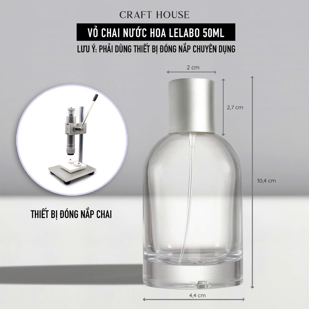 Vỏ Chai Nước Hoa Kiểu Dáng Le Labo Oilmart Dung Tích 30/50/100ml