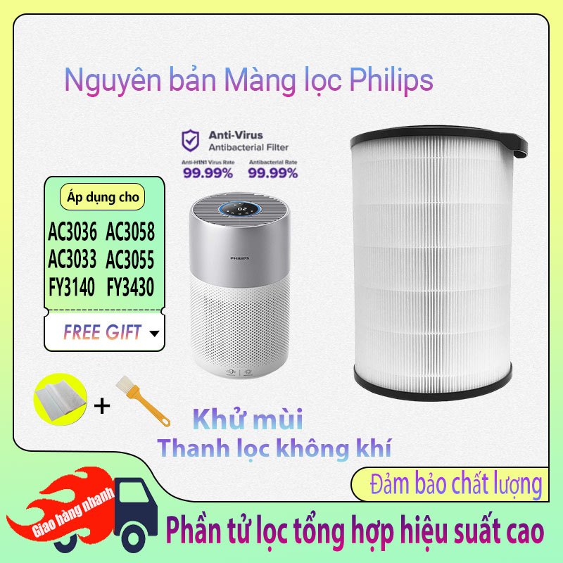 Bộ Lọc Không Khí Philips Filter AC3036 AC3033 AC3035 FY3140 FY3430 Phù hợp máy lọc không khí