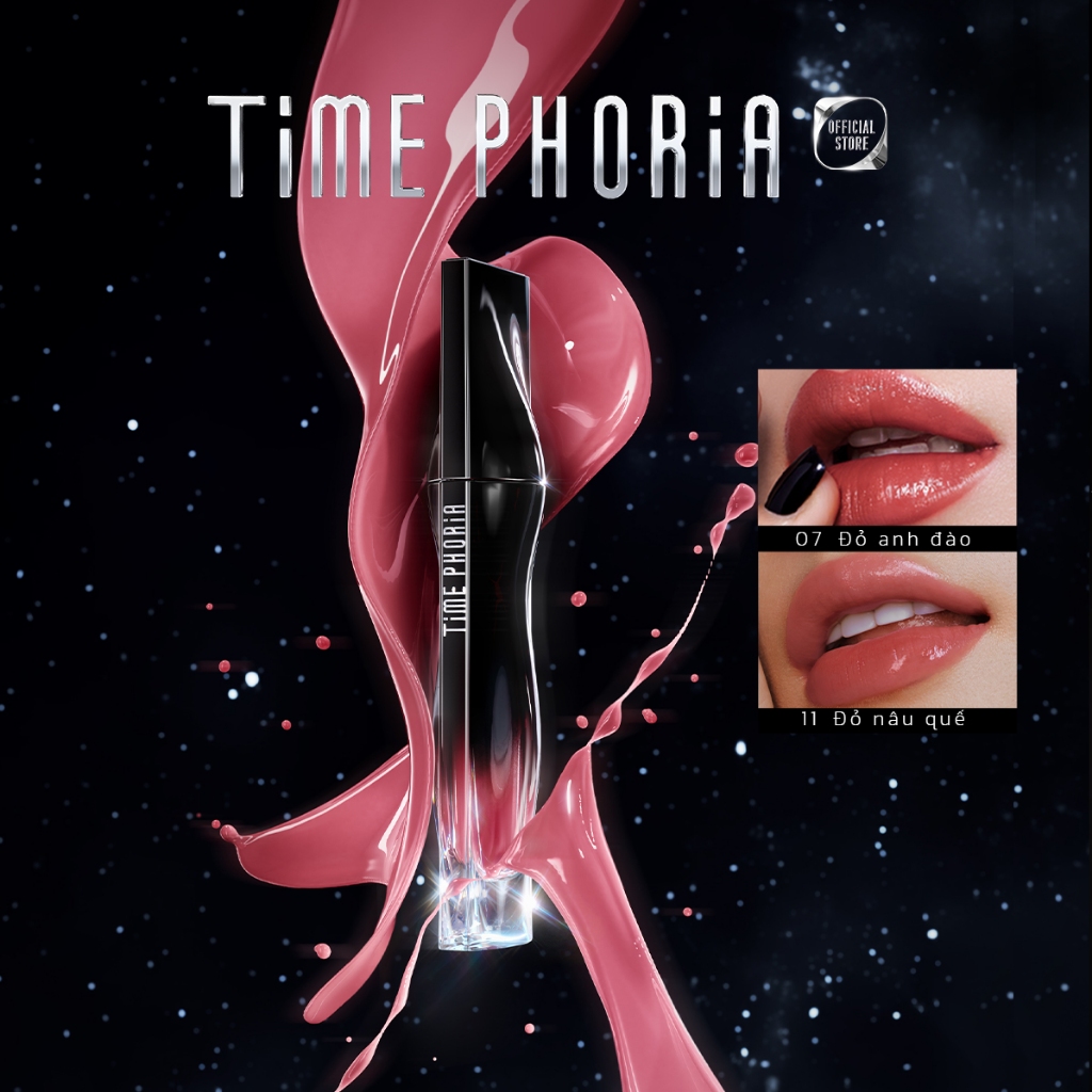 TIMEPHORIA Son tint lì lâu trôi STELLAR DUST LIP STAIN bóng mượt, bền màu không lem không dính cốc 5ML | BigBuy360 - bigbuy360.vn