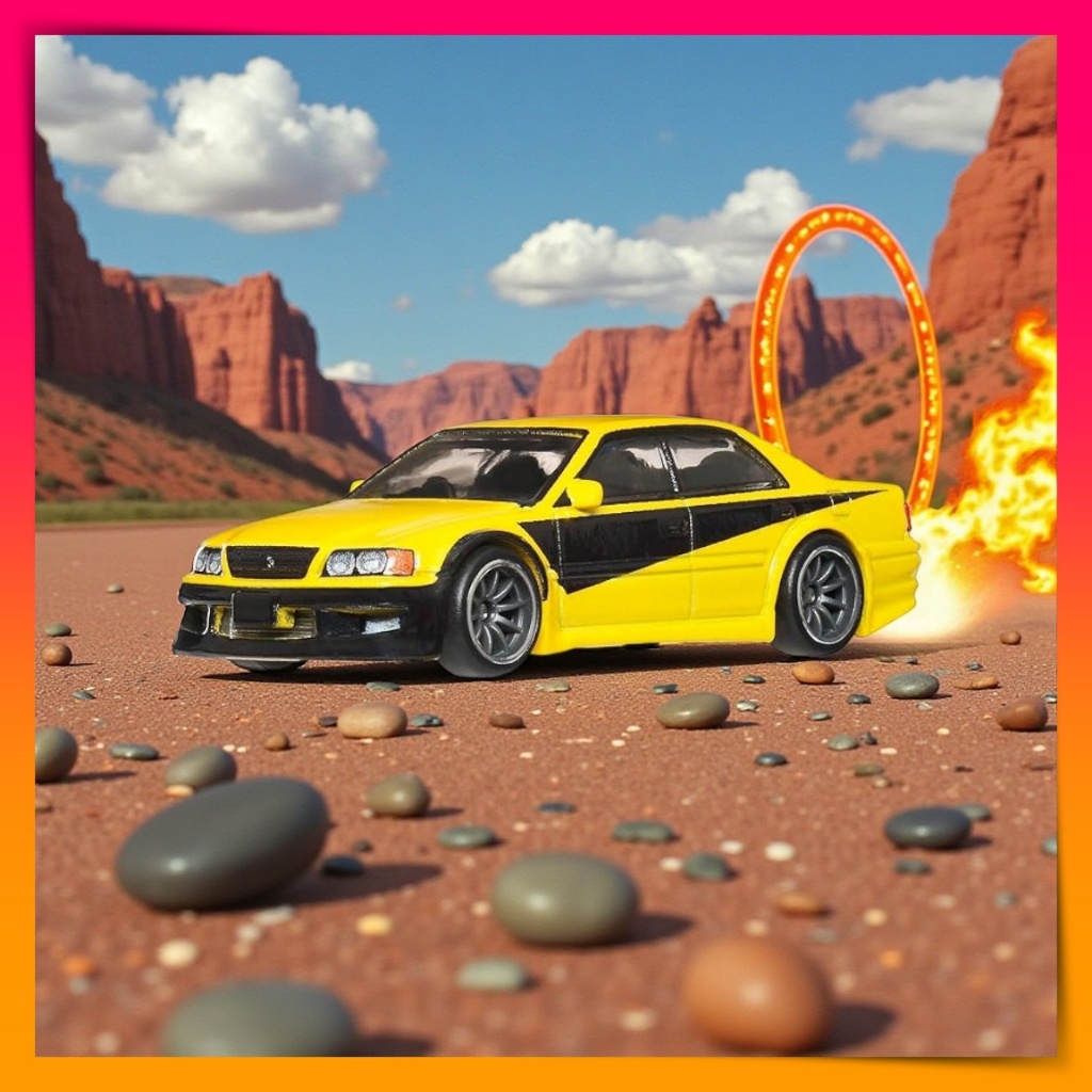 Hot Wheels Fast & Furious Toyota Chaser JZX100 Diecast Mini Car Toy for Kids 3+ Action Fun