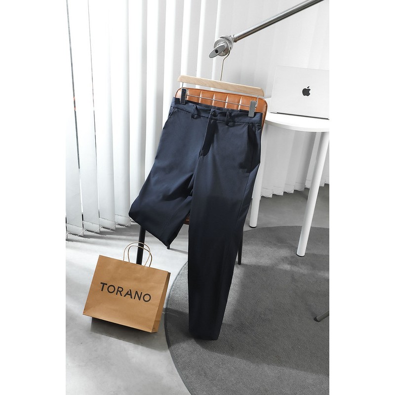 Quần âu SLIM FIT TROUSERS TORANO slim-fit cạp trơn lịch lãm – tinh tế - nam tính FABT007 | BigBuy360 - bigbuy360.vn