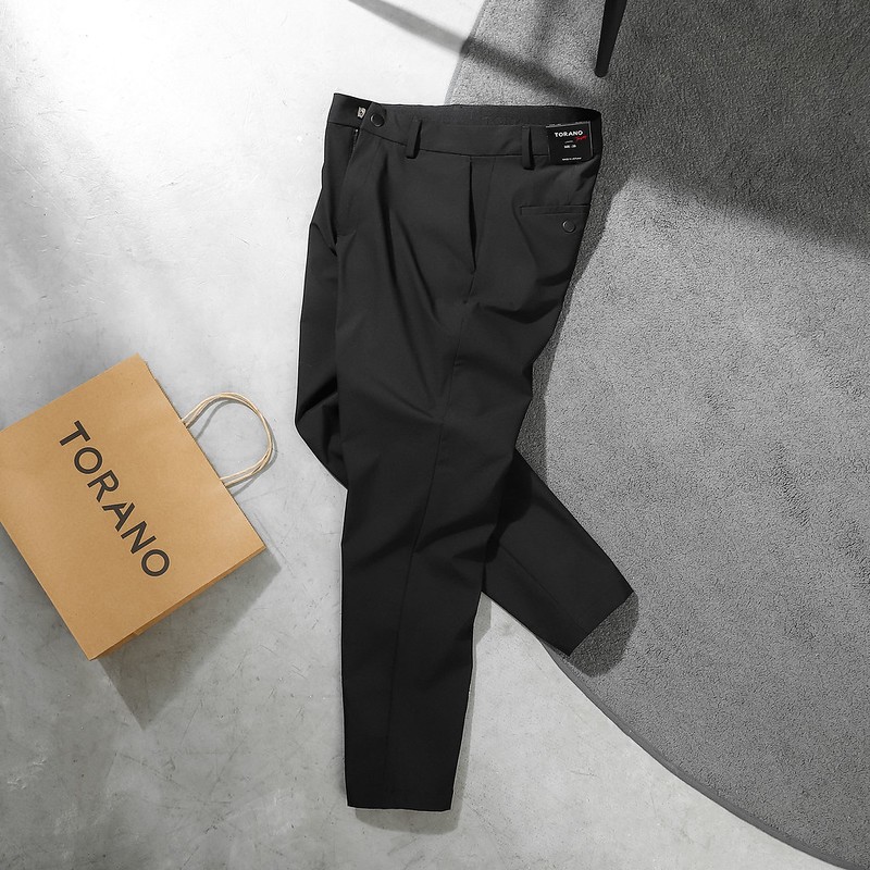 Quần âu SLIM FIT TROUSERS TORANO slim-fit cạp trơn lịch lãm – tinh tế - nam tính FABT007 | BigBuy360 - bigbuy360.vn