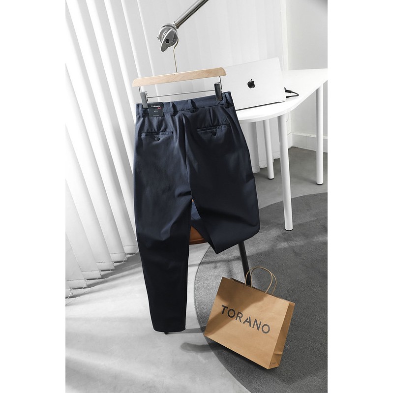 Quần âu SLIM FIT TROUSERS TORANO slim-fit cạp trơn lịch lãm – tinh tế - nam tính FABT007 | BigBuy360 - bigbuy360.vn