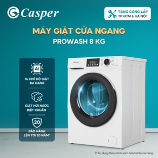 [KOL] [Shopee - Lắp đặt 0Đ HN HCM] Máy giặt cửa ngang Casper Inverter 8KG WF-DE8VW2
