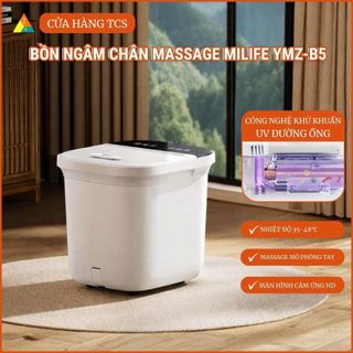 Máy massage ngâm chân miLife YMZ-B5, 3 chế độ massage, nâng cấp đệm TPE