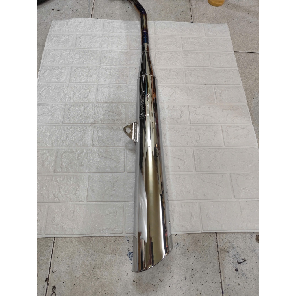 Pô cho xe Wave Alpha 100 2007-16, Wave RS100 ( pô 2543 ) kèm cổ titan