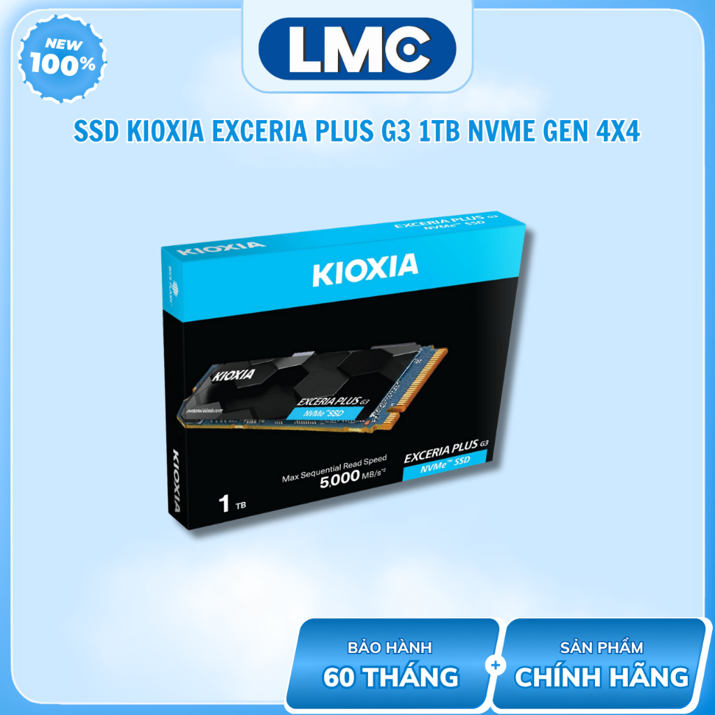 SSD KIOXIA Exceria Plus G3 2TB M.2 PCIe Gen4 x4 ( LSD10Z002TG8 )