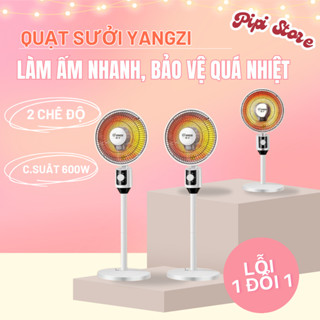 Quạt Sưởi Cây Đứng YANGZI Công Suất Lớn 600W, Làm Ấm Cực Nhanh, Bảo Vệ Quá Nhiệt, Hoạt Động Mạnh Mẽ, Không Gây Tiếng Ồn