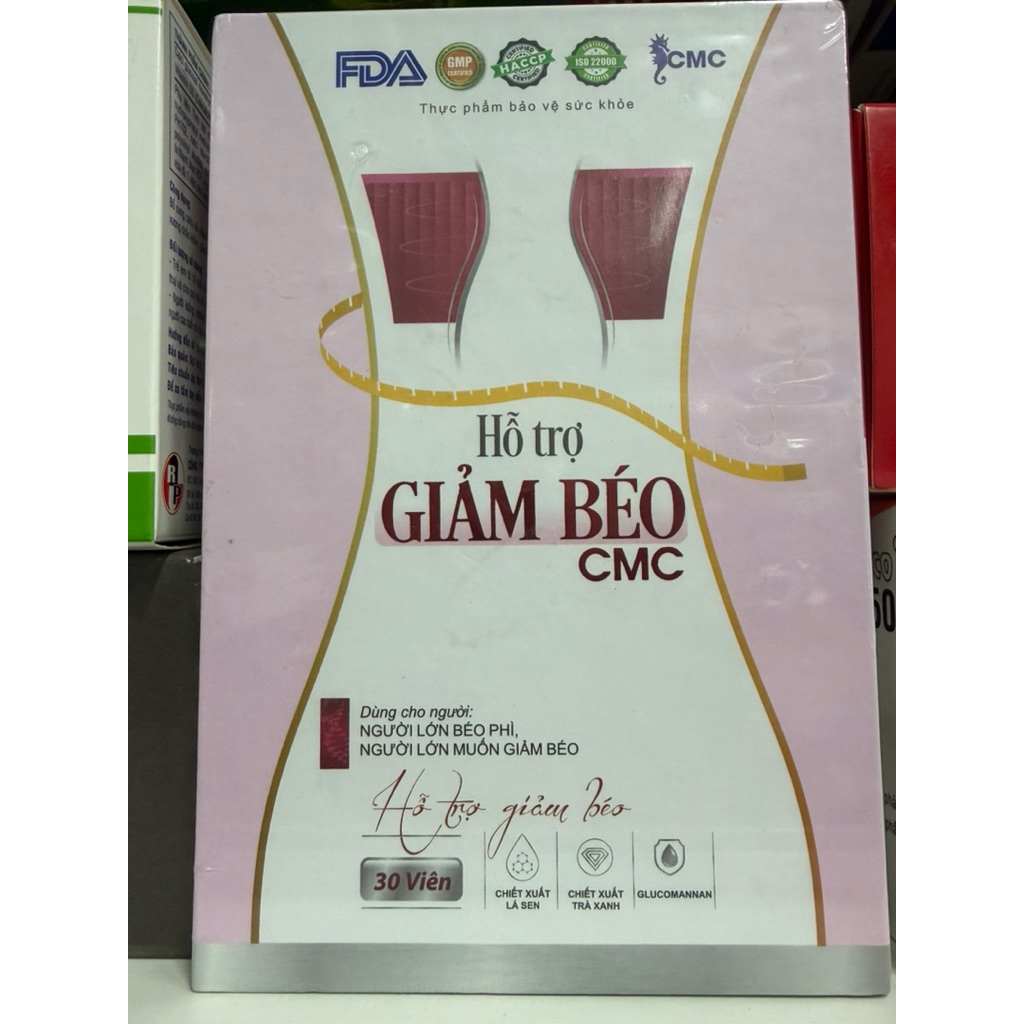 thực phẩm bảo vệ sức khoẻ HỖ TRƠ GIẢM BÉO CMC