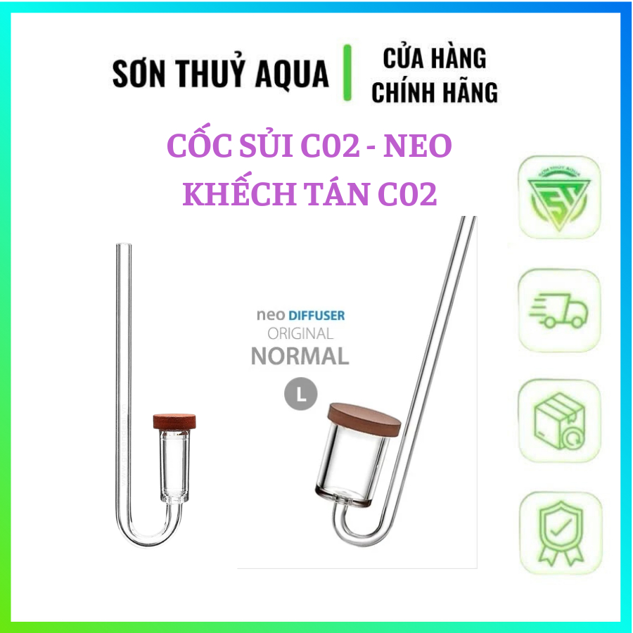 Cốc Sủi C02 NEO Siêu Mịn AQUARIO DIFFUSER - Khuyết tán C02 cho bể thủy sinh