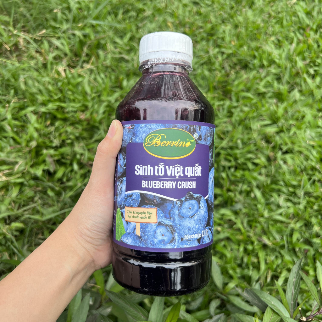 Sinh Tố Berrino Việt Quất 1L – Puree Việt Quất Pha Chế Đồ Uống