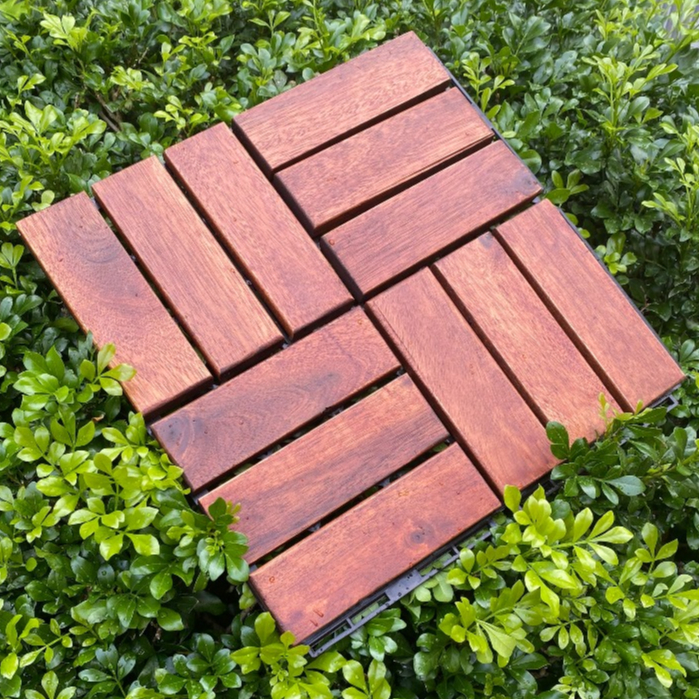 Sàn gỗ lót nền 30x30x2cm gỗ tự nhiên lót ban công sân vườn có sẵn lấy ghép cải tạo ban công cao cấp