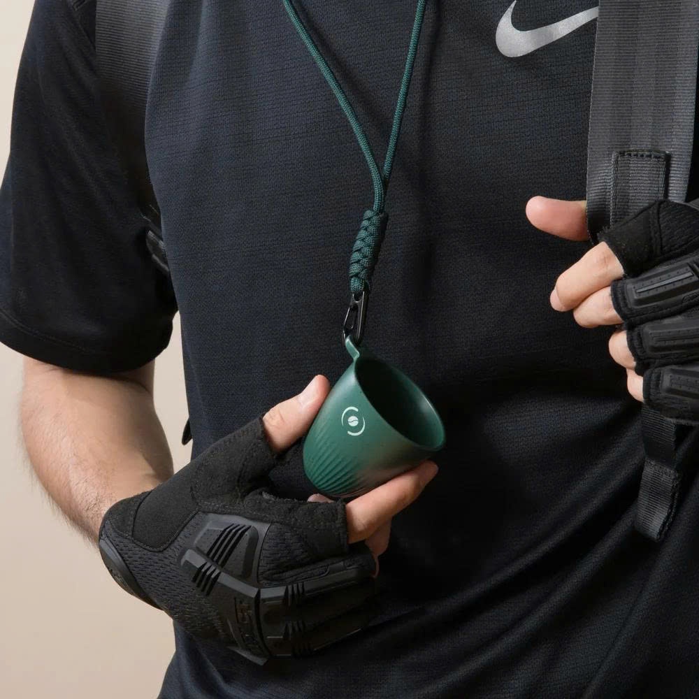 CỐC CÀ PHÊ ESPRESSO OUTIN REBREW CÓ DÂY TREO KHI ĐEM ĐI DÃ NGOẠI , PICNIC , THÁM HIỂM