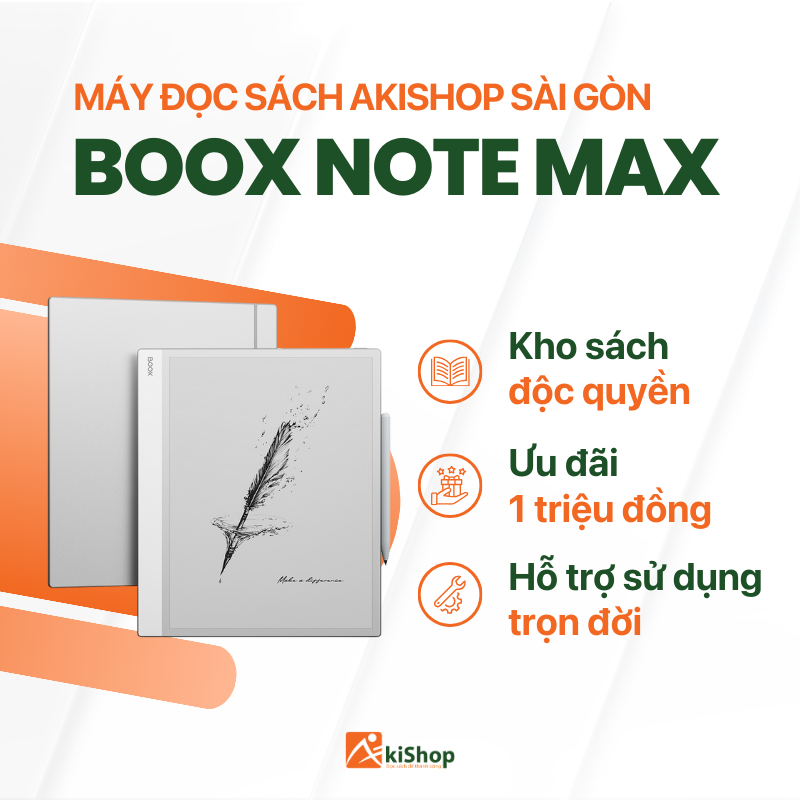 Máy đọc sách Boox Note Max Chính hãng Akishop HCM